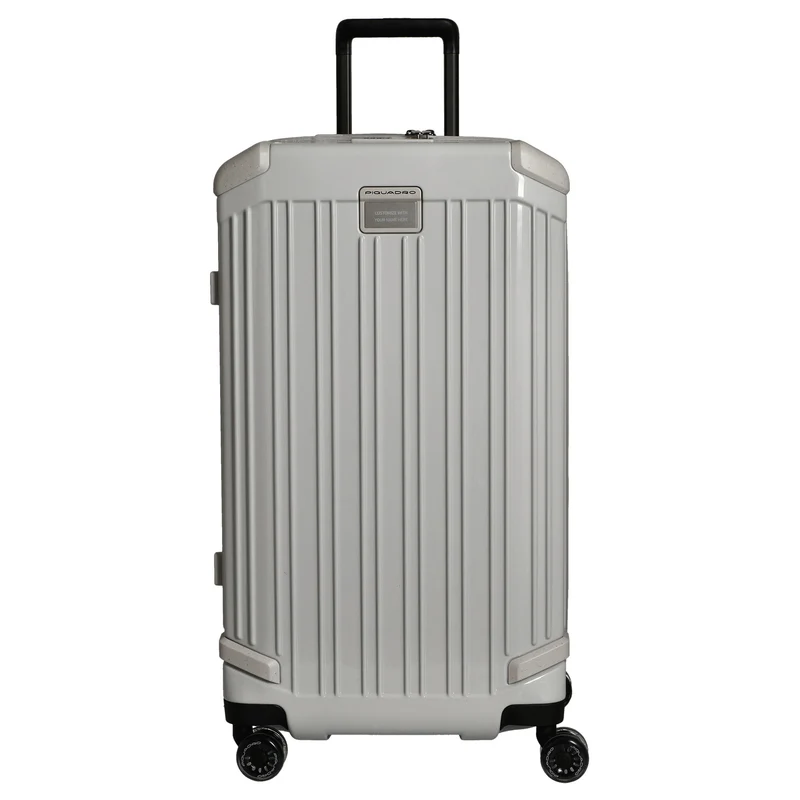 Piquadro Pop - 4-Rollen-Trolley 73 cm (white)