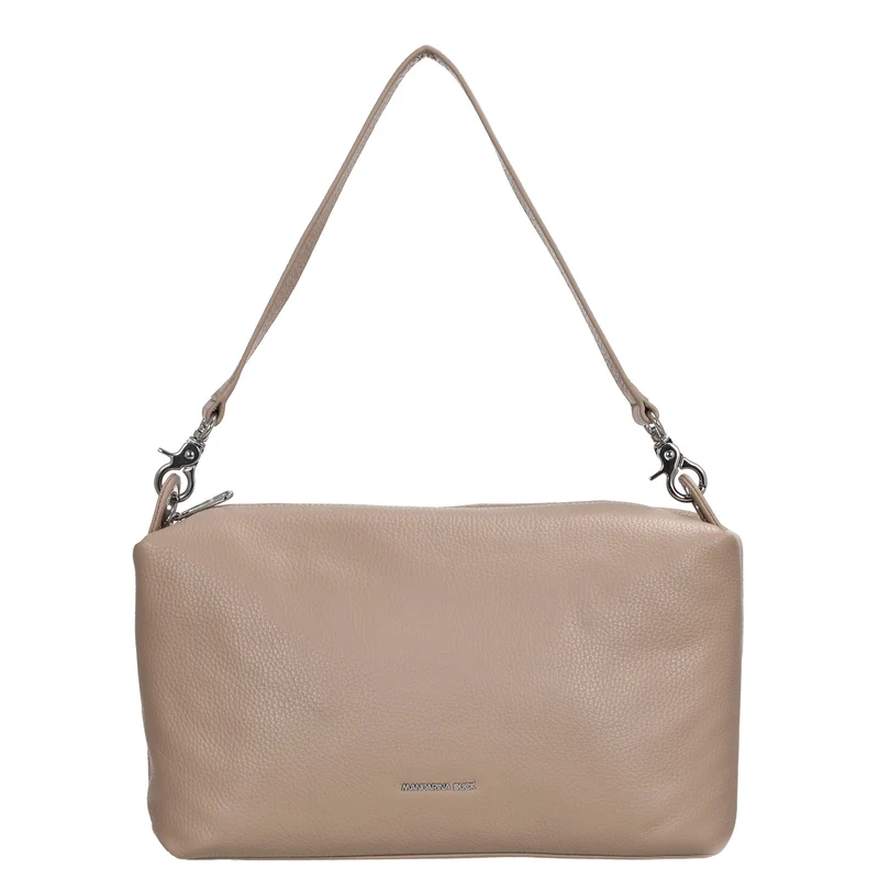 Mandarina Duck Mellow Leather Hobo - Schultertasche 30 cm (warm taupe)