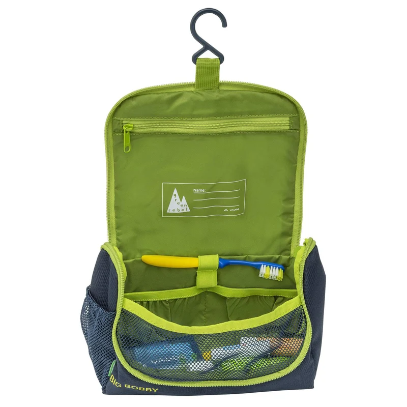 Vaude Big Bobby - Kulturbeutel für Kinder 21 cm (parrot green/eclipse)