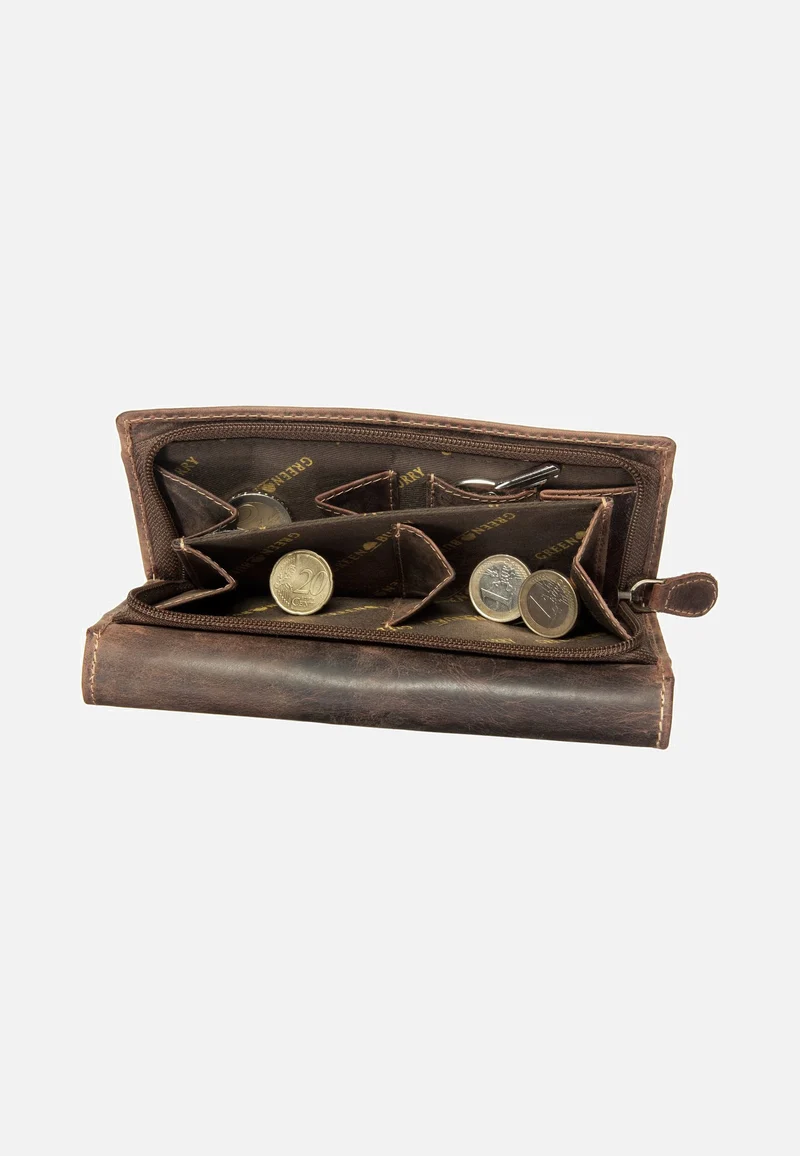 Vintage Groß Sattelbraun - Portemonnaie