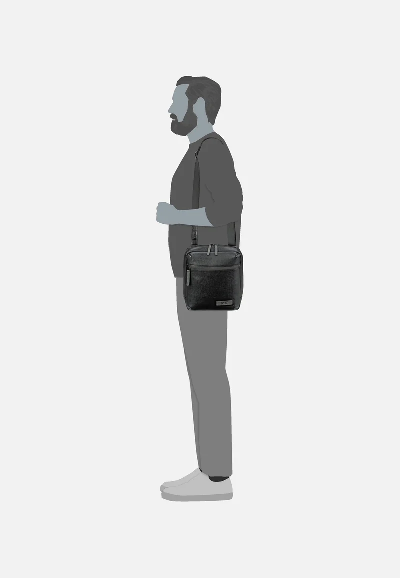 Stockholm Zip S Black - Crossbody Bag
