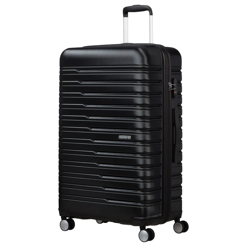 American Tourister Flashline - 4-Rollen-Trolley 78 cm erw. (schwarz)