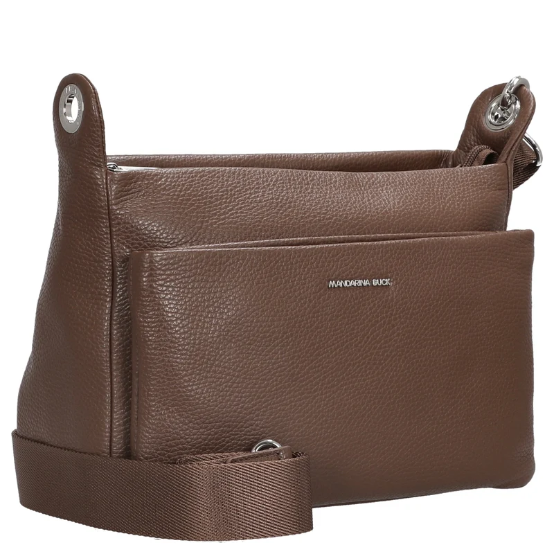 Mandarina Duck Mellow Leather - Umhängetasche 36 cm (milk chocolate)