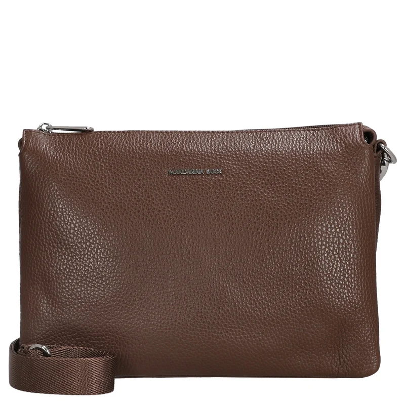 Mandarina Duck Mellow Leather - Umhängetasche 28 cm (milk chocolate)