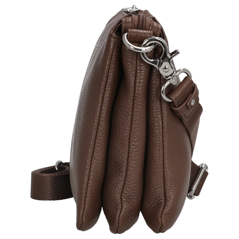 Mandarina Duck Mellow Leather - Umhängetasche 28 cm (milk chocolate)