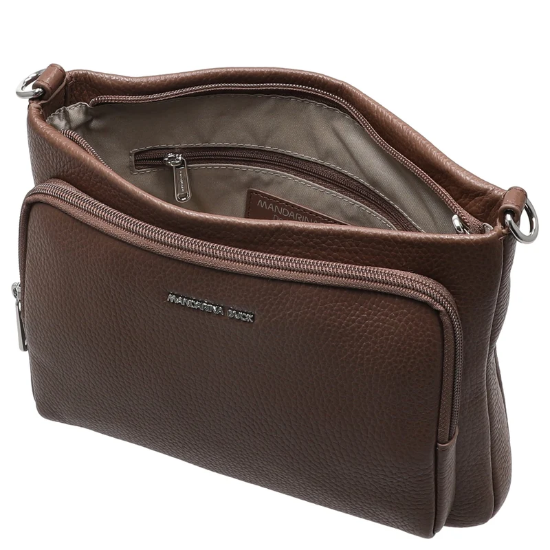 Mandarina Duck Mellow Leather - Umhängetasche 23 cm (milk chocolate)