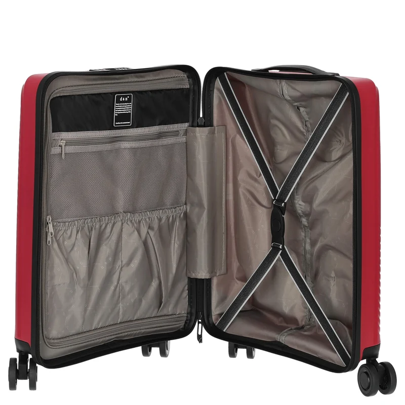 D&N Travel Line 4000 - 4-Rollen-Kabinentrolley S 55 cm (pink)