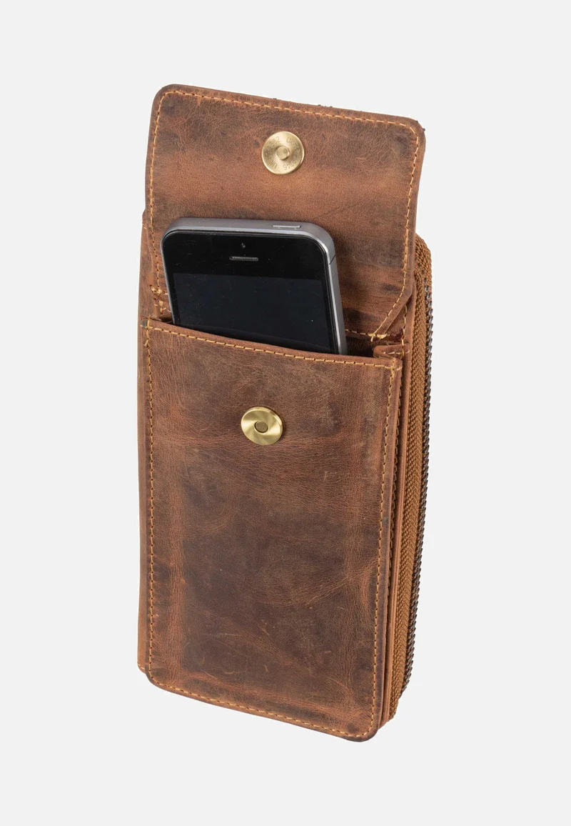 Vintage 1569 Sattelbraun - Handytasche
