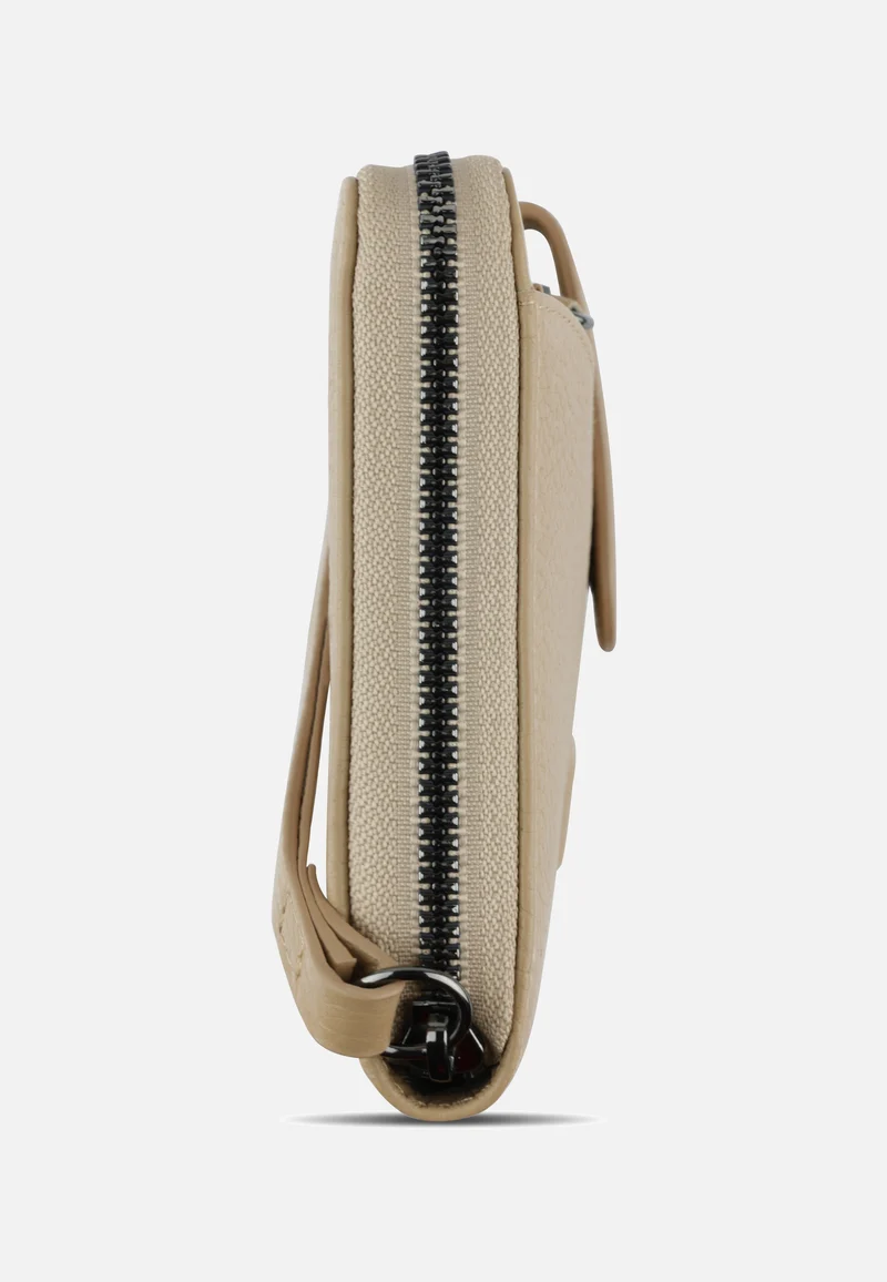 Elsa Long Ladies Zip Key Sand - Portemonnaie