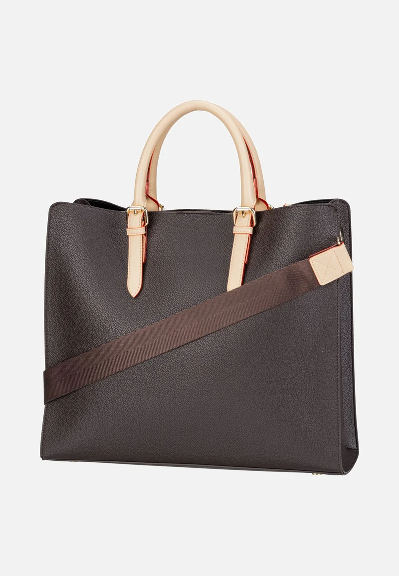 Ella Top Handle L Dunkelbraun - Tote Bag