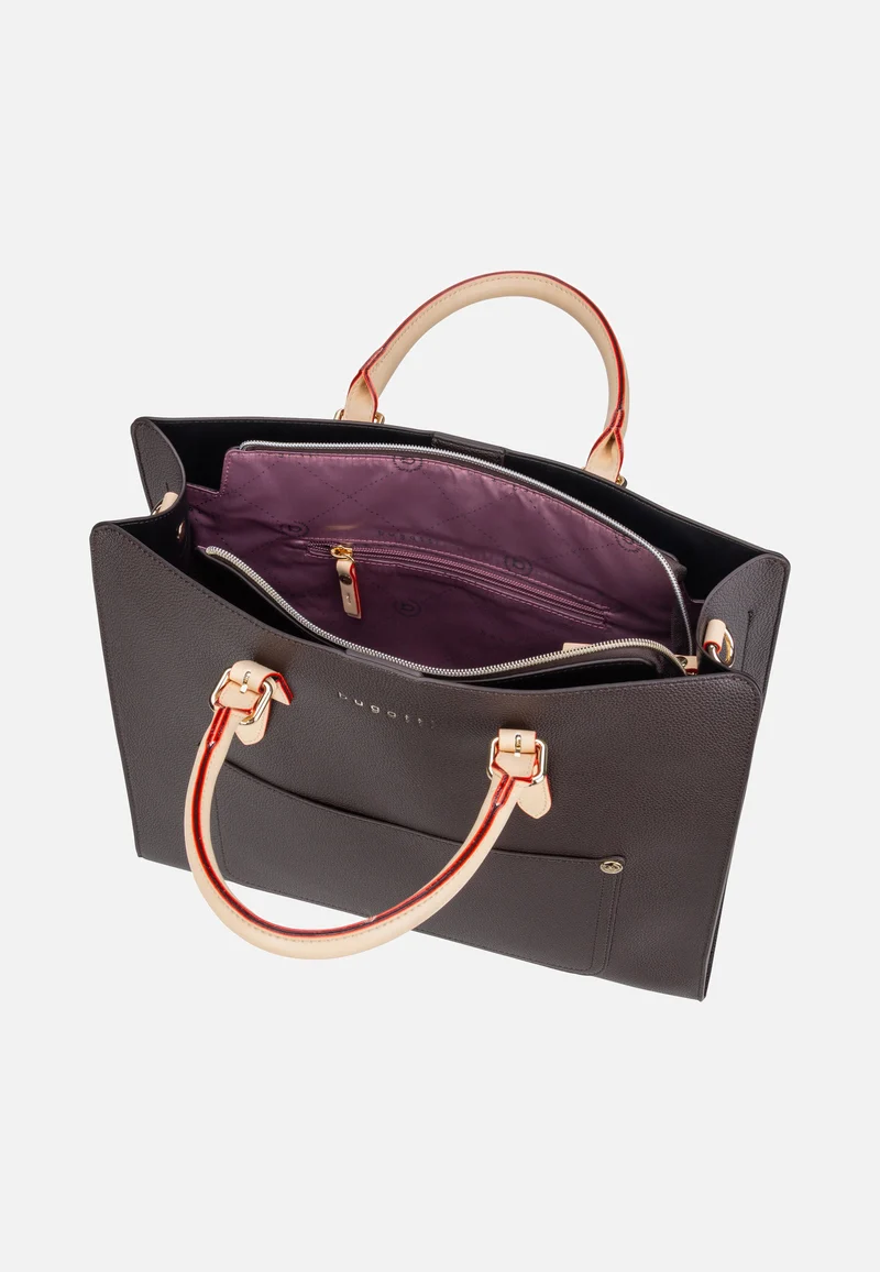 Ella Top Handle L Dunkelbraun - Tote Bag