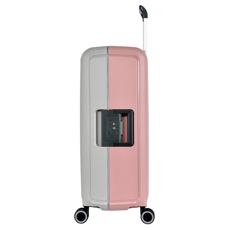 Eminent VERTICA - 4-Rollen-Trolley 68 cm (grau/rosa)