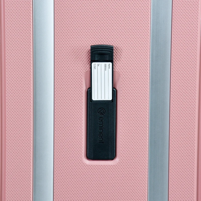 Eminent VERTICA - 4-Rollen-Trolley 68 cm (grau/rosa)