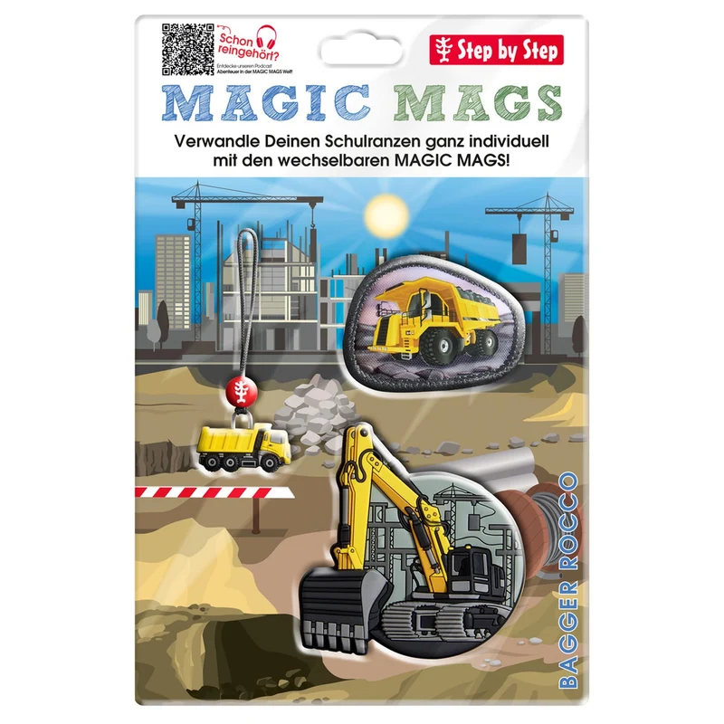 Step by Step Zubehör-Set "Magic Mags" (Bagger Rocco)