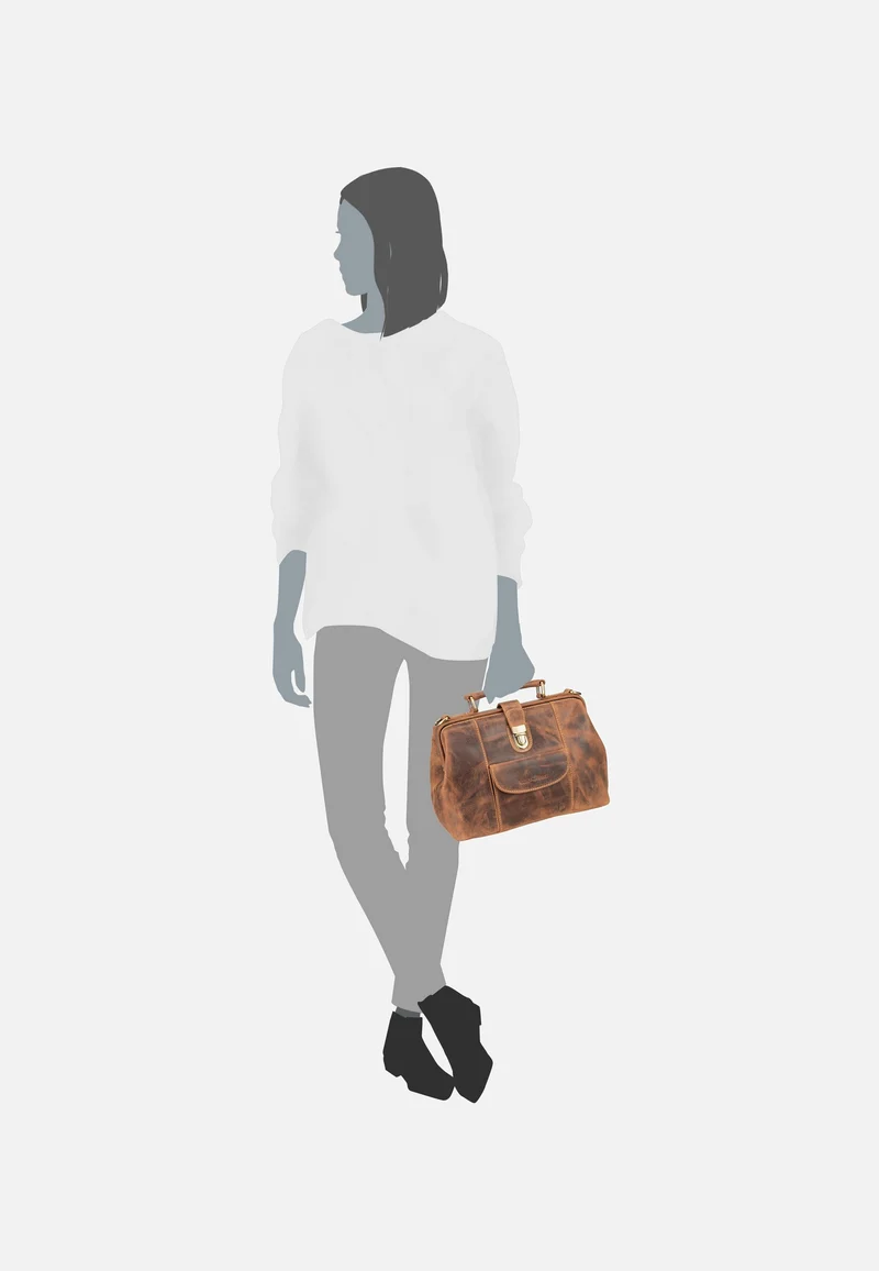 Vintage 1584M Sattelbraun - Bowling Bag