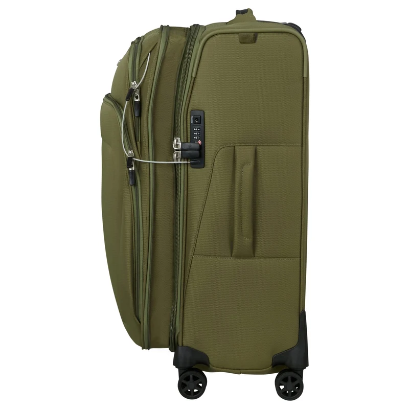 Samsonite Spark SNG 2 - 4-Rollen-Trolley 67/24 cm erw. (olive, 67 cm)