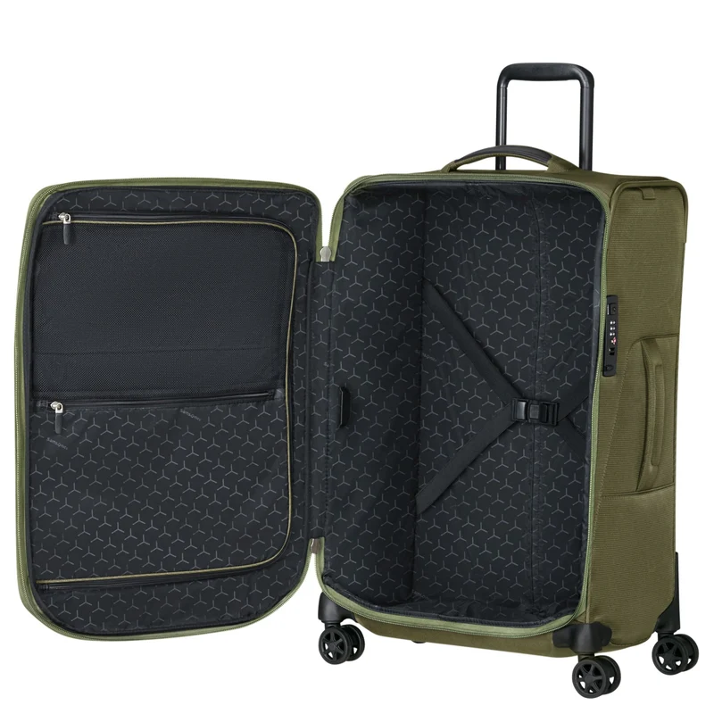 Samsonite Spark SNG 2 - 4-Rollen-Trolley 67/24 cm erw. (olive, 67 cm)