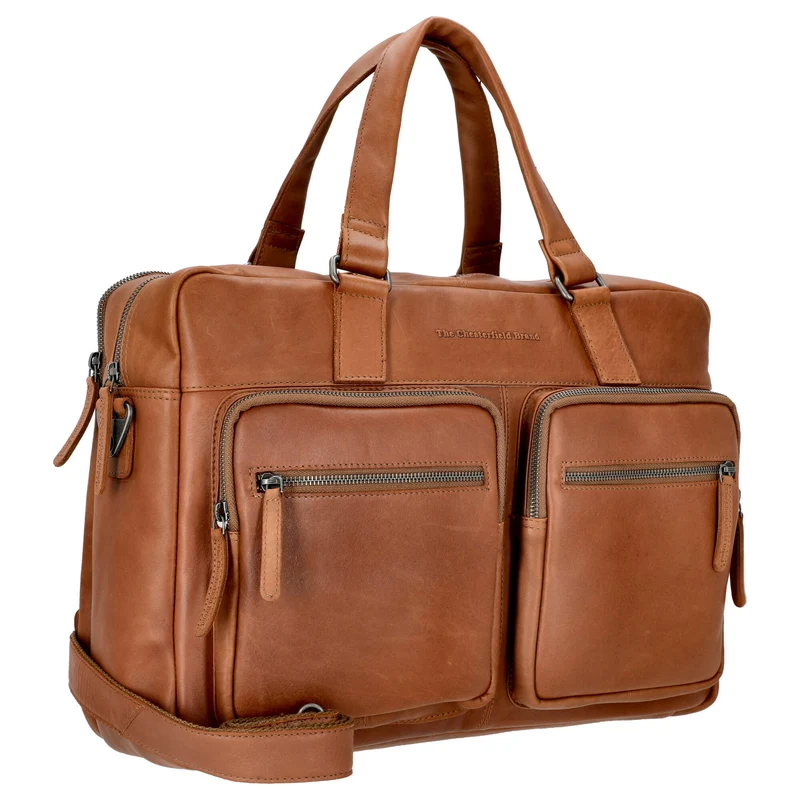 The Chesterfield Brand Misha - Aktentasche 17" Leder 43 cm (cognac)
