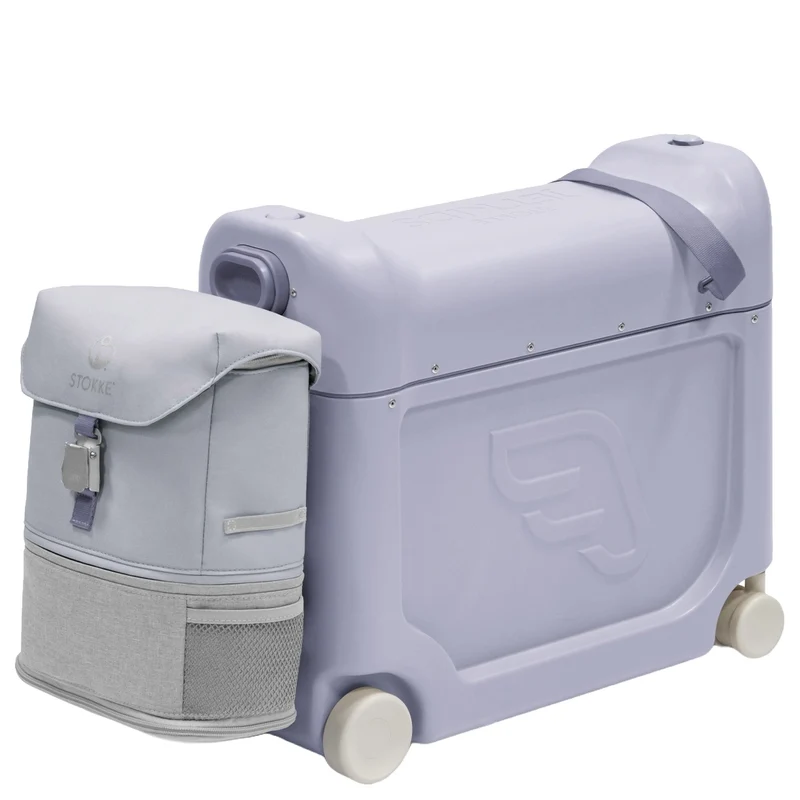Stokke® JetKids™ Reiseset BedBox 46 cm Set 2 tlg. - 4-Rollen-Kabinentrolley (arctic blue)