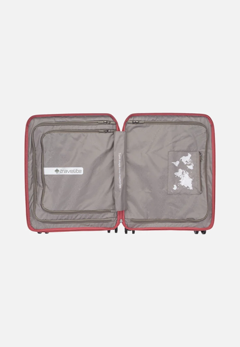 Mooby 4w Trolley S Front Pocket Rot - Koffer