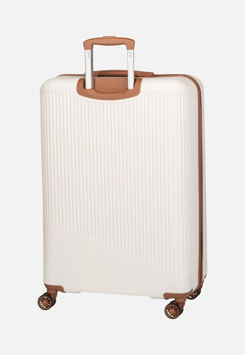 Bali 4w Trolley L Weiss/Cognac - Koffer