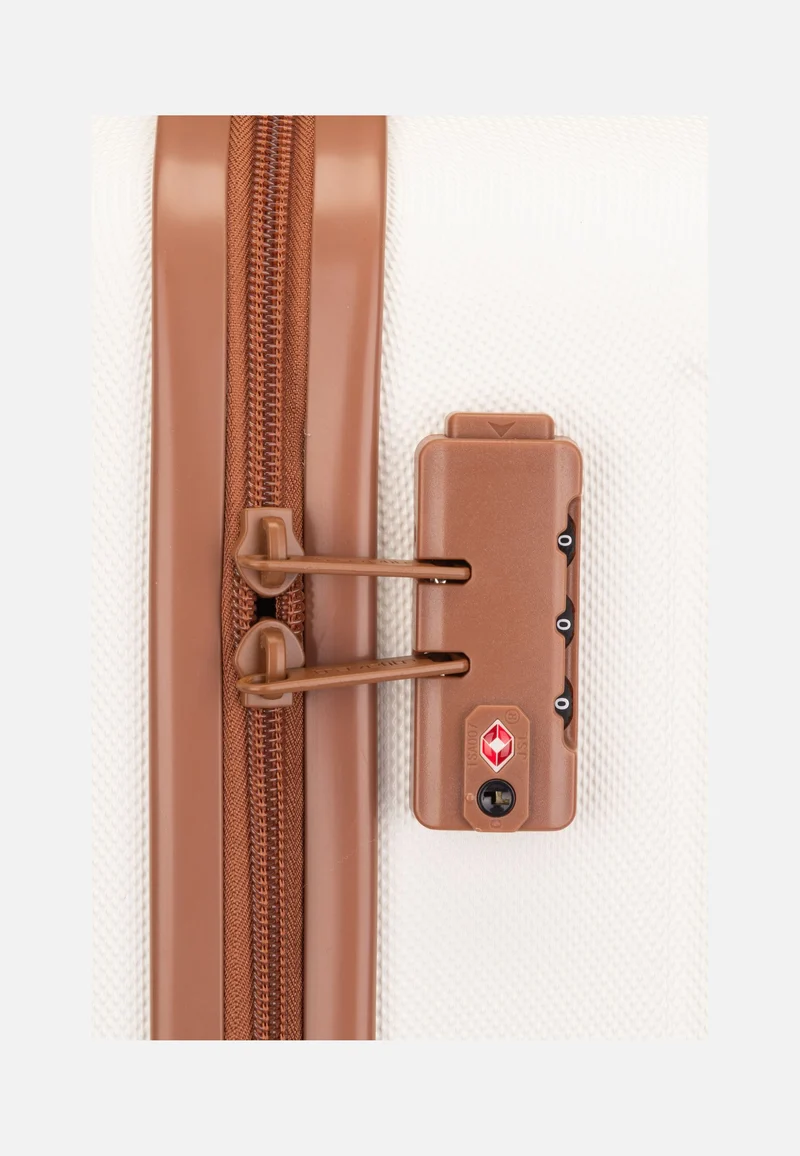 Bali 4w Trolley L Weiss/Cognac - Koffer