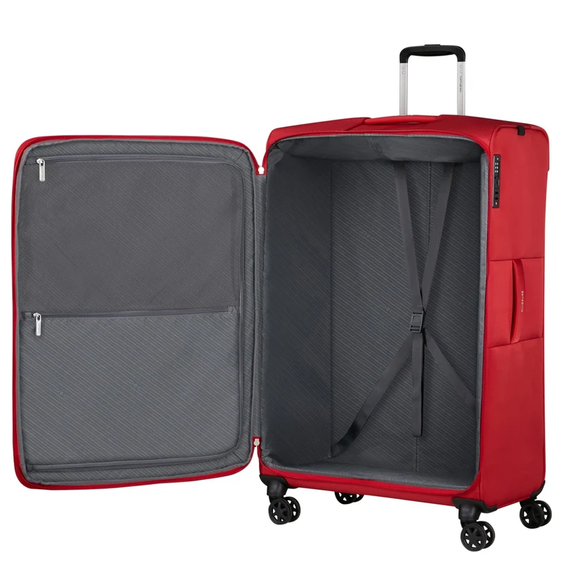 Samsonite Base Breeze - 4-Rollen-Trolley 78 cm erw. (red)