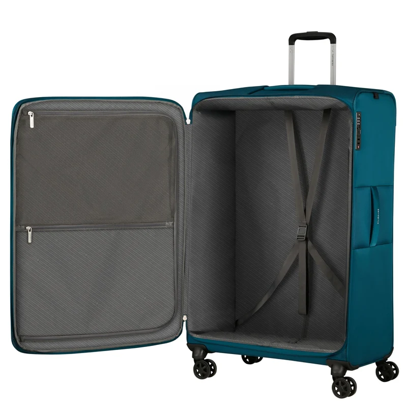 Samsonite Base Breeze - 4-Rollen-Trolley 78 cm erw. (petrol blue)
