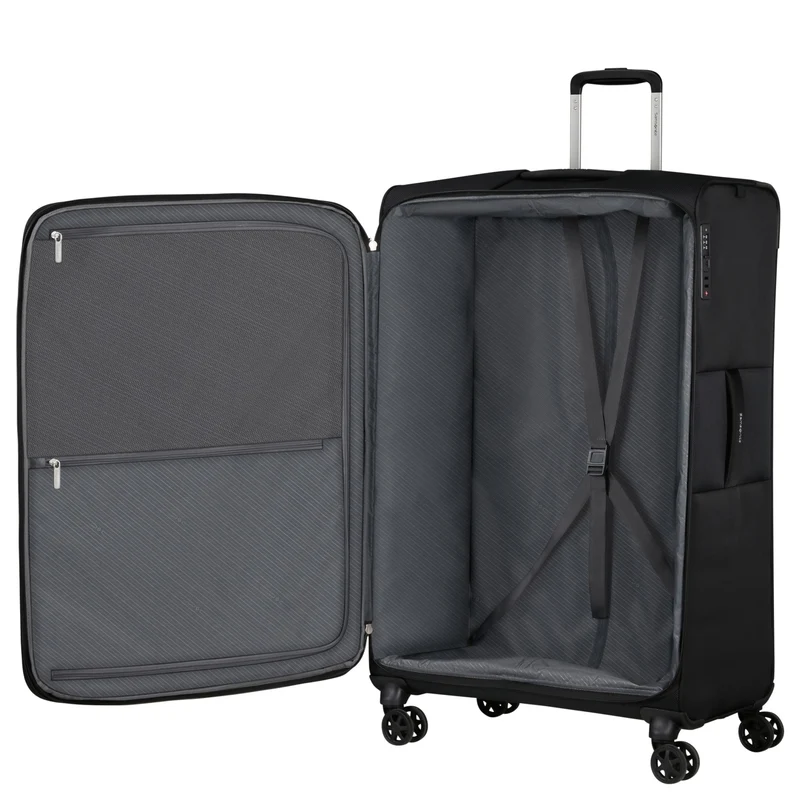 Samsonite Base Breeze - 4-Rollen-Trolley 81 cm erw. (black)