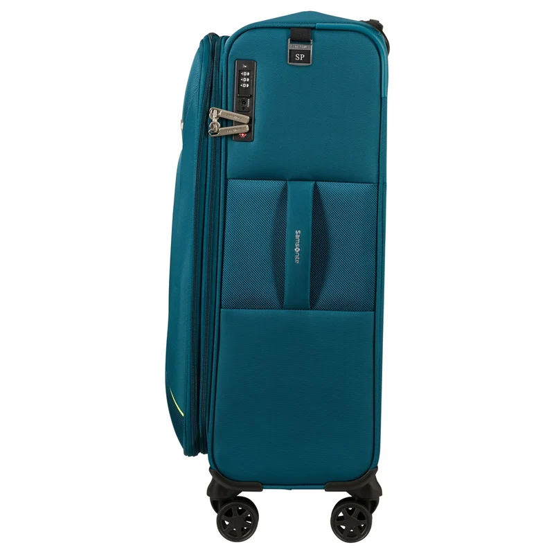 Samsonite Base Breeze - 4-Rollen Trolley 67 cm erw. (petrol blue)