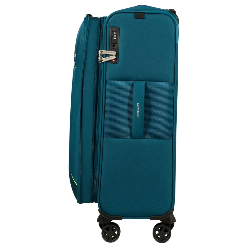 Samsonite Base Breeze - 4-Rollen Trolley 67 cm erw. (petrol blue)