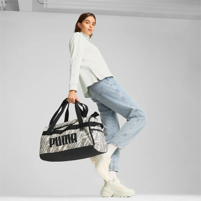Puma Challenger Duffel Bag S - Sporttasche 51 cm (alpine snow-oak branch-animal)