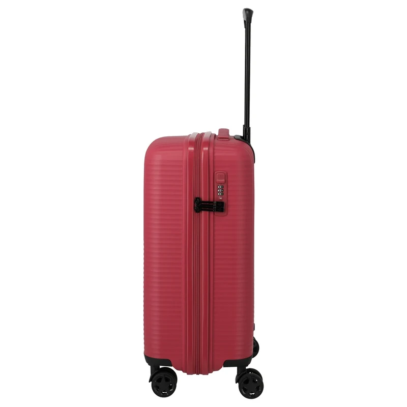 Travelite Air Stripe - 4-Rollen-Kabinentrolley Slim 55 cm (red)
