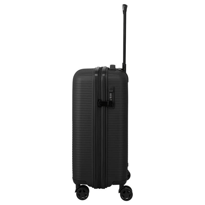 Travelite Air Stripe - 4-Rollen-Kabinentrolley Slim 55 cm (black)