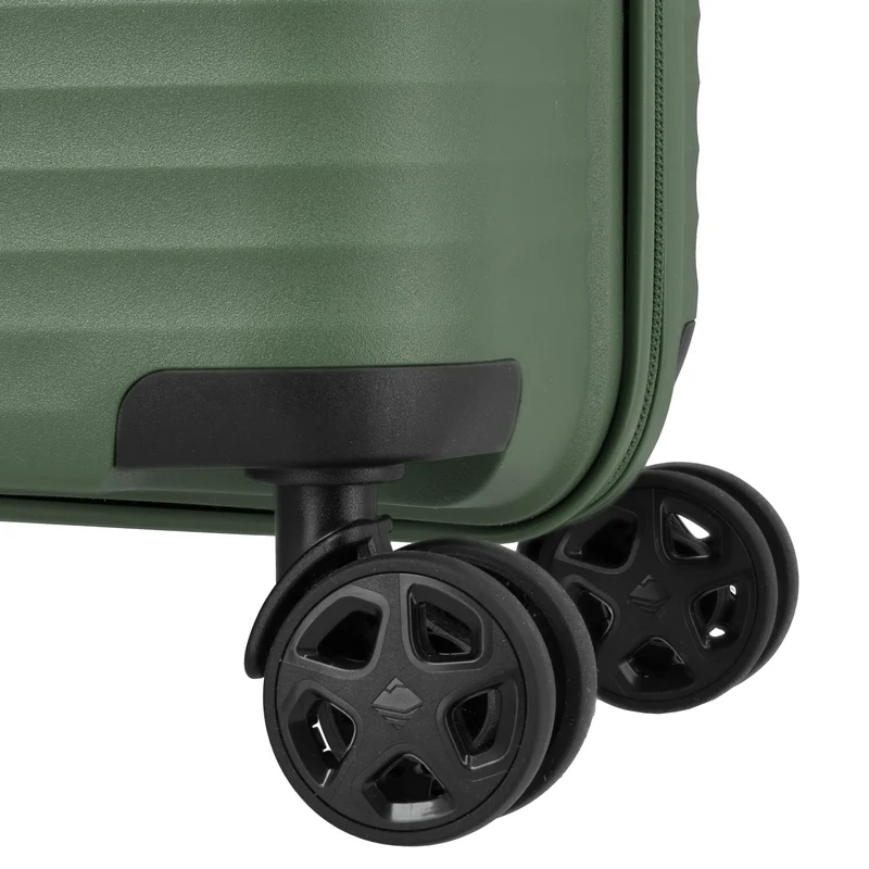 Travelite Air Stripe - 4-Rollen-Kabinentrolley Slim 55 cm (green)