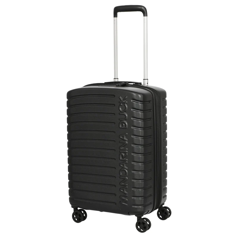 Mandarina Duck Flyduck - 4-Rollen-Kabinentrolley 55 cm erw. (black)