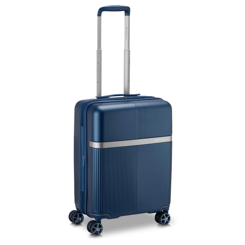 Roncato AirGlam - 4-Rollen-Kabinentrolley S 55 cm erw. (blu notte)