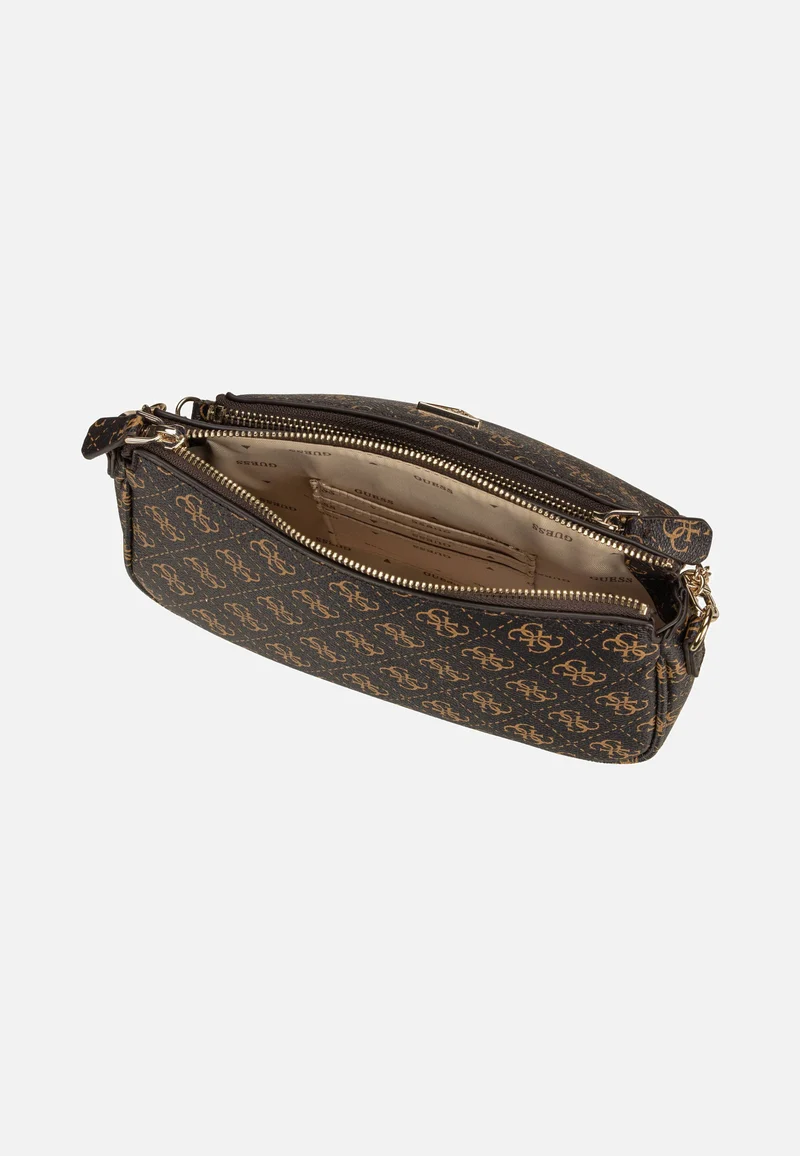 Noelle II Double Pouch CB 72710 Logo Brown - Crossbody Bag