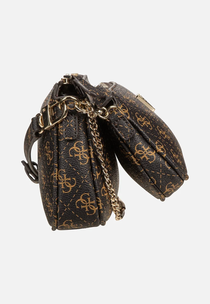 Noelle II Double Pouch CB 72710 Logo Brown - Crossbody Bag