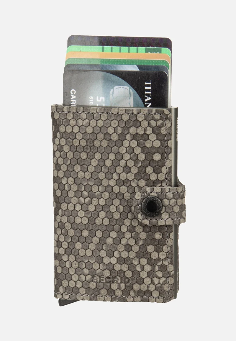 Miniwallet Hexagon Grey - Portemonnaie