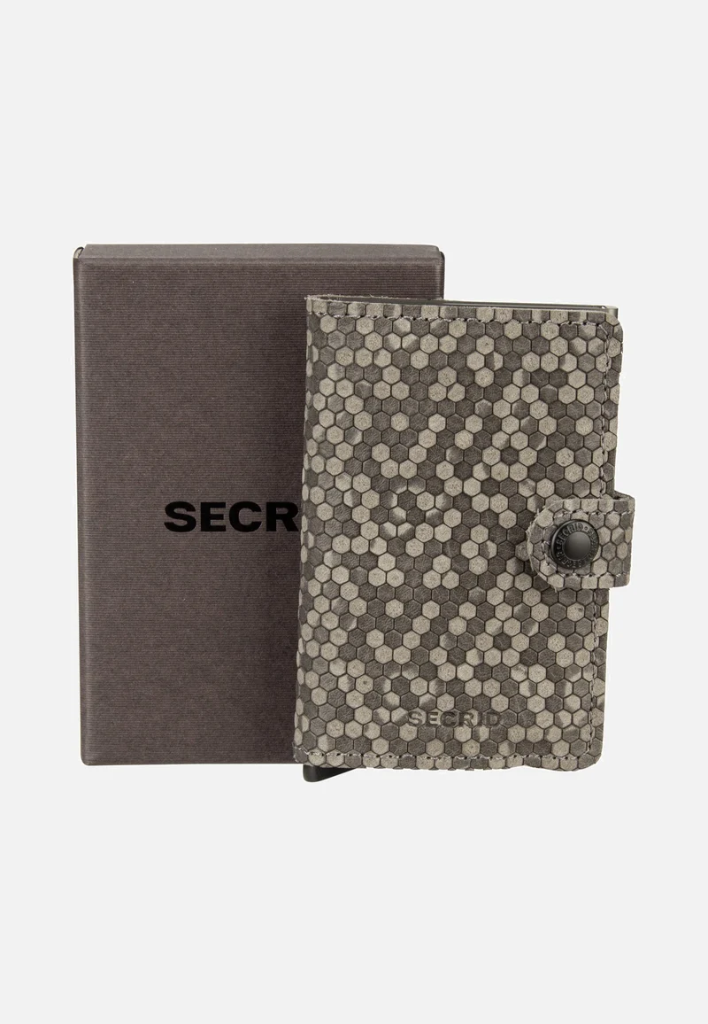 Miniwallet Hexagon Grey - Portemonnaie