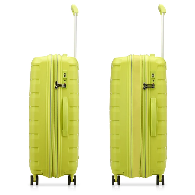 Roncato Skyline 2.0 - 4-Rollen-Trolley M 70 cm erw. (cyber lime)