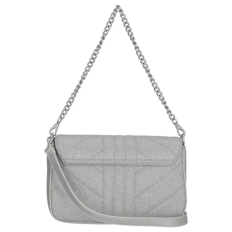Valentino Bags Portobello - Umhängetasche 25 cm (argento)