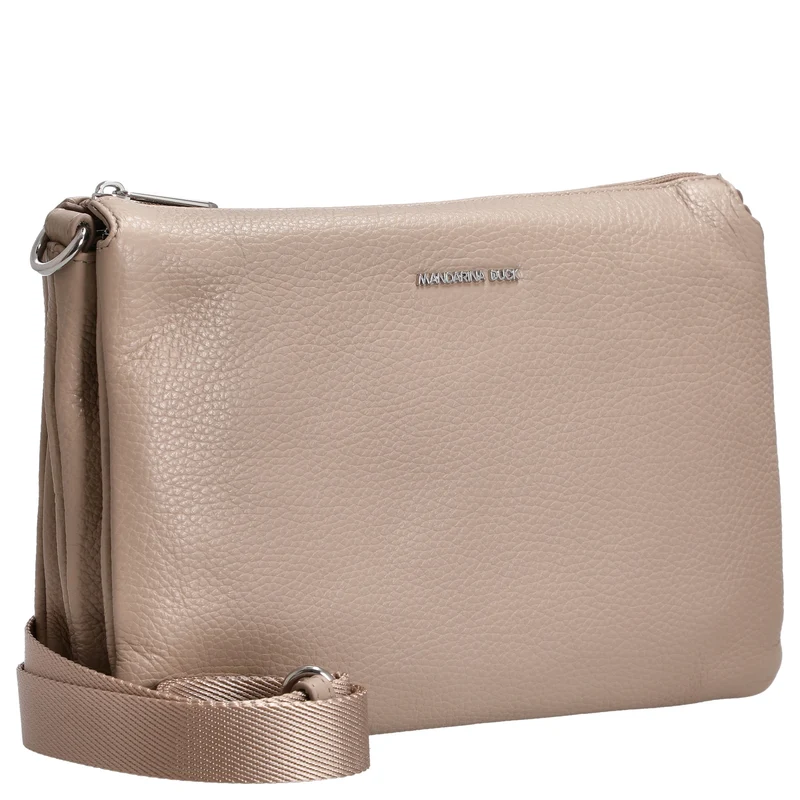 Mandarina Duck Mellow Leather - Umhängetasche 28 cm (warm taupe)