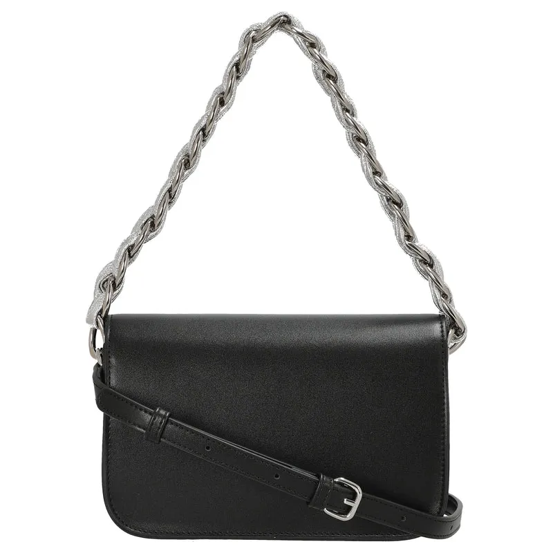 Seidenfelt Hallila Boxy Crossbag - Schultertasche 21 cm (black)