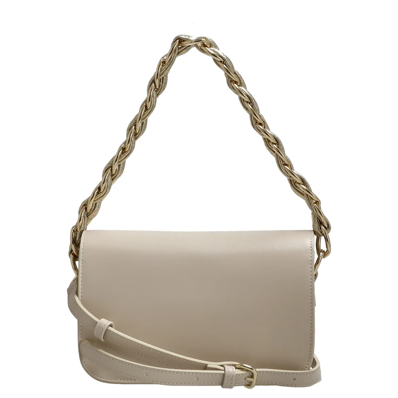 Seidenfelt Hallila Boxy Crossbag - Schultertasche 21 cm (beige)
