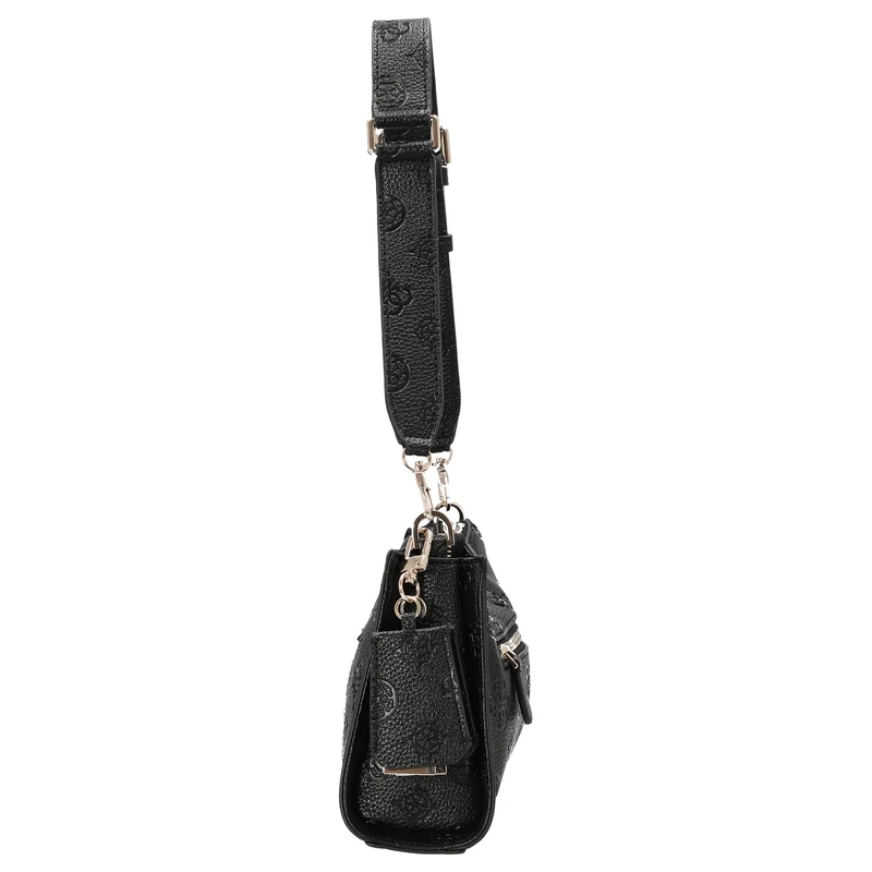 Guess Cresidia II Top Zip - Schultertasche 27 cm (black logo)