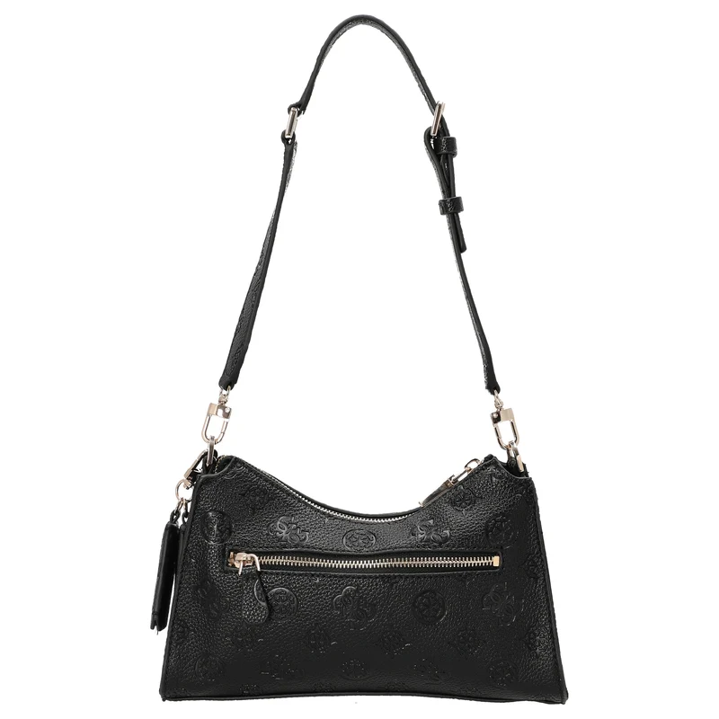 Guess Cresidia II Top Zip - Schultertasche 27 cm (black logo)