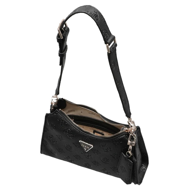 Guess Cresidia II Top Zip - Schultertasche 27 cm (black logo)