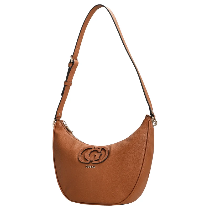 Guess Calebra Hobo - Umhängetasche 19 cm (cognac)